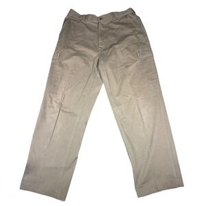 Polo Sport Ralph Lauren Mens Cargo Pants Tan Brown Straight Fit Size 36x31